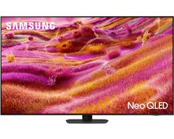 Samsung QE55QN90F - Televisie - Neo QLED - 4K - Ultra HD - Smart TV - Wifi - HDR-ondersteuning - Tizen - Zwart/Titanium - Benelux model