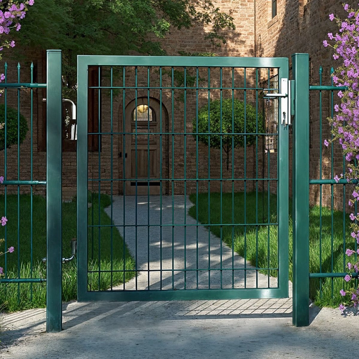 Tuinpoort – Gegalvaniseerd Staal – Tuindeur – Schuttingpoort