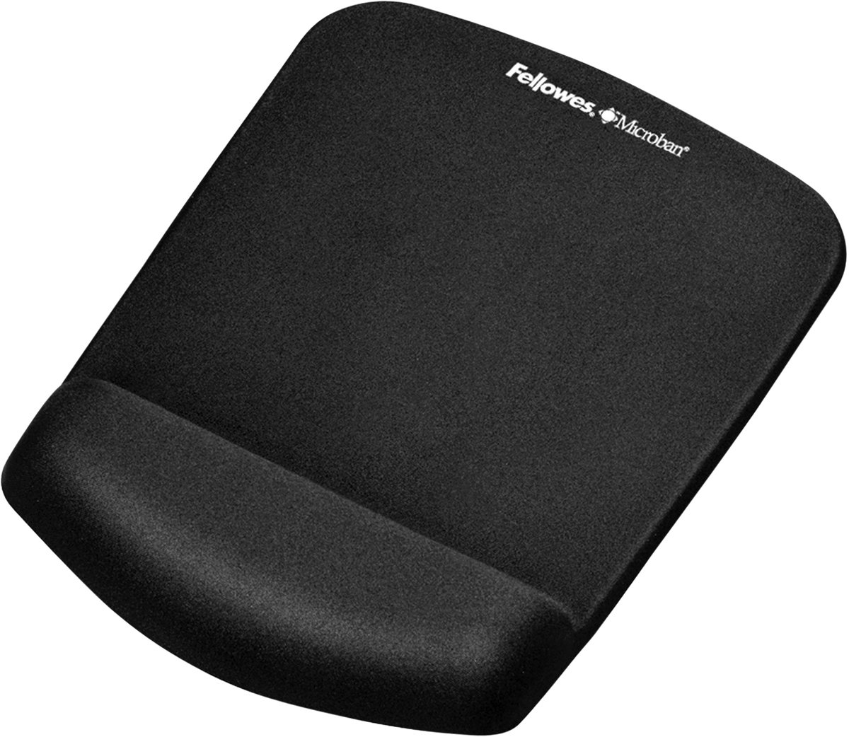 Fellowes muismat met polssteun PlushTouch, Zwart, Ergonomisch