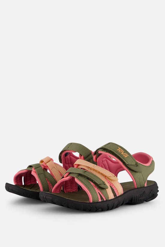 Sandales pour femmes unisexes Teva K TIRRA - Zwart/Vert/Rose - Taille 35