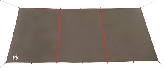 vidaXL - Kampeerluifel - waterdicht - 451x420 - cm - bruin van Vidaxl — afbeelding 5