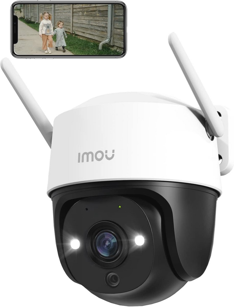 360° WiFi Buiten Bewakingscamera met Nachtzicht en AI Persoonsdetectie