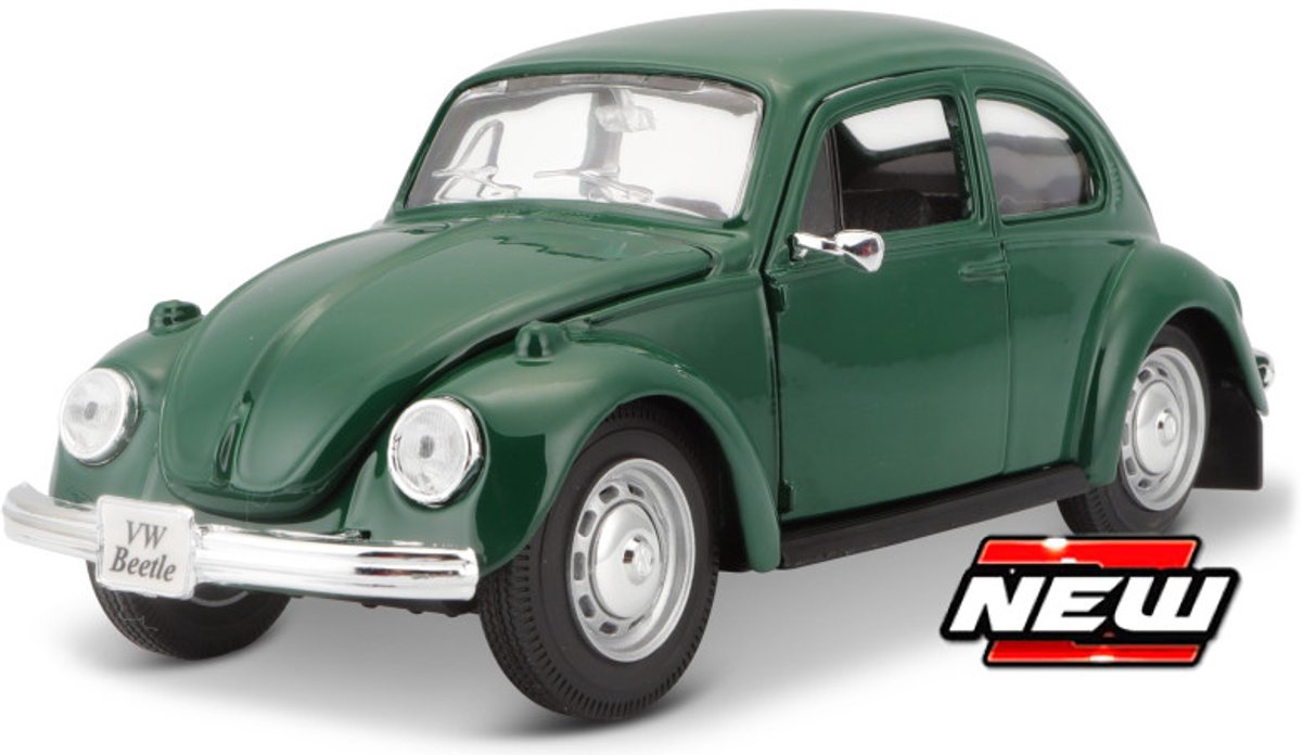 Maisto Modelauto Volkswagen Kever - groen - schaal 1:24 - speelgoed auto - schaalmodel — afbeelding 8