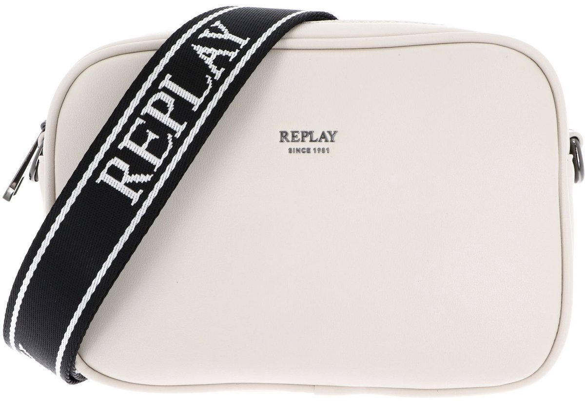 REPLAY Schoudertas Crossbody Bag Dry White Crème