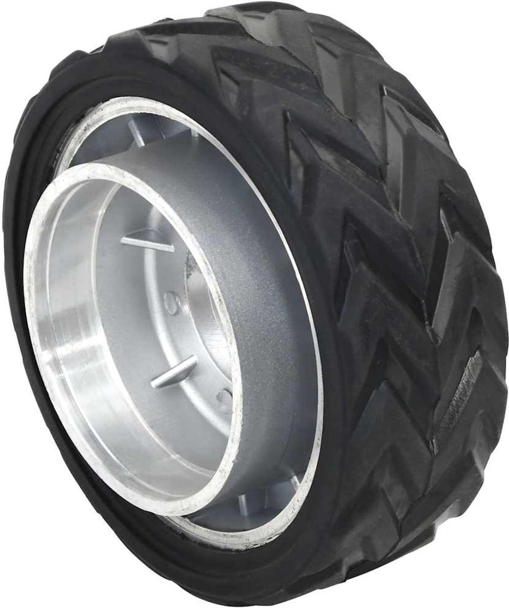 vidaXL - Wiel - voor - neuswiel - Ø19,5x10 - cm - massief - aluminium - en - rubber