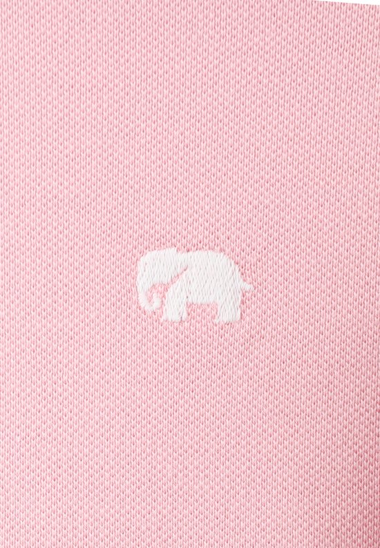 Polo Jimmy Sanders à manches courtes en coton piqué pour femme, rose - M