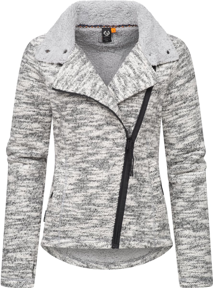 Ragwear Dames Gebreid fleecejack Saskie Melange