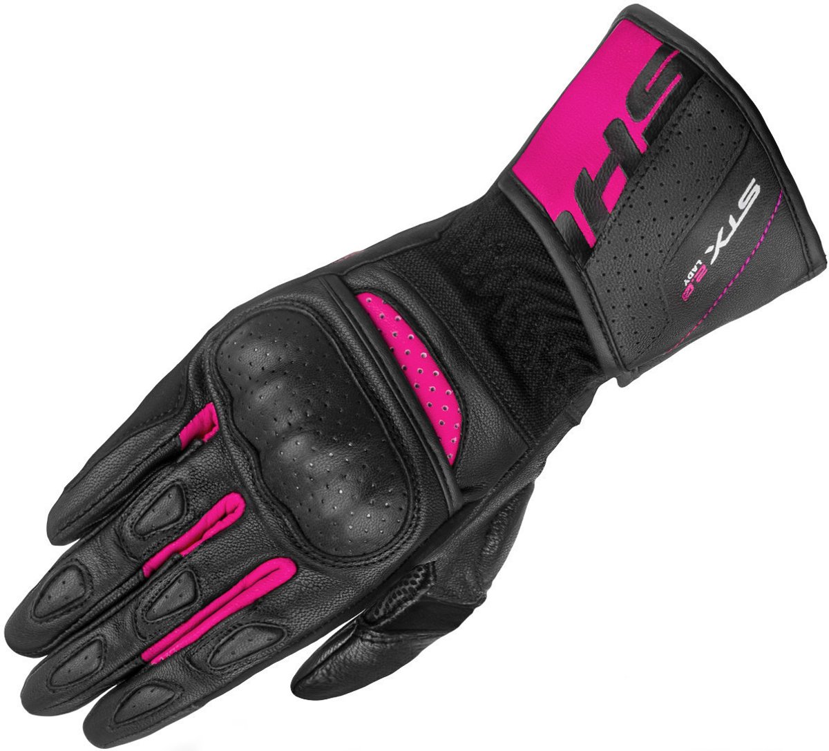 SHIMA STX 2.0 Perforated Dames Zwart Roze Handschoenen - Handschoen