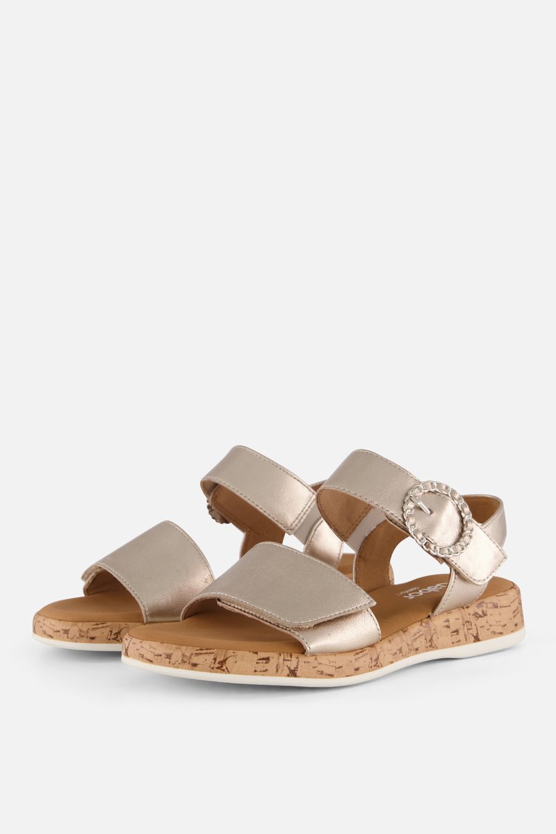 Gabor Sandalen beige Leer - Dames - Maat 37