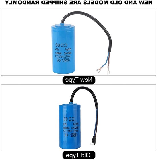 SPARES2GO Universal Motor-Startkondensator 12,5 UF – 450 VAC, Flachstecker, Für Waschmaschine & Haushaltsgeräte