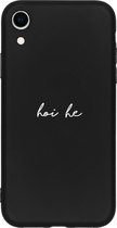 Design Backcover Color iPhone Xr hoesje - Hoi He