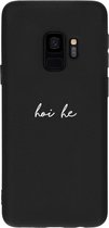 Design Backcover Color Samsung Galaxy S9 hoesje - Hoi He