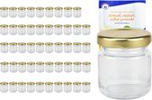Set de 50 tasses 53 ml To 43 couvercle doré incl. Livret de recettes Diamant Gelierzauber