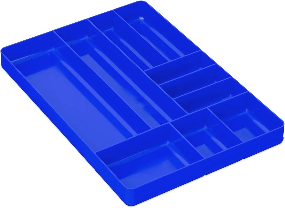 Image of 10 Compartimenten Lade Organizer - Heavy Duty Stapelbare Gereedschapsoplossing voor Garage