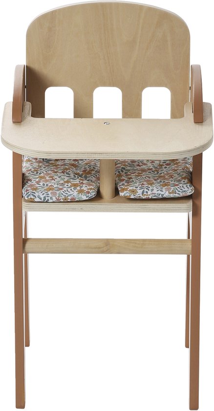 Chaise haute poupée Vertbaudet en bois FSC 100%®