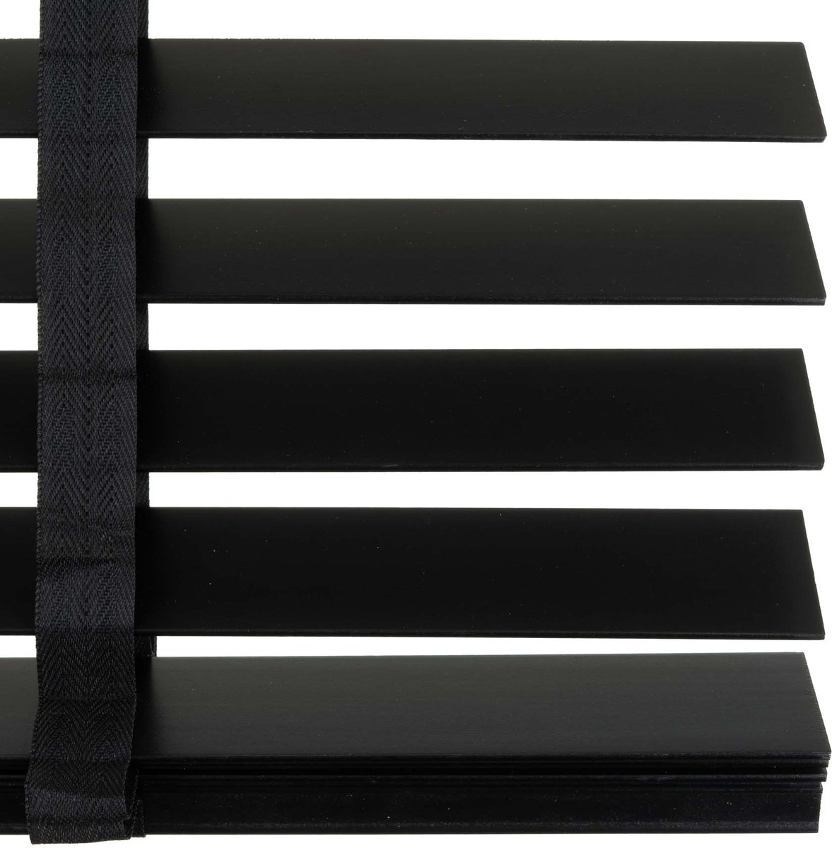 Dutchblinds® Houten Jaloezieën - 50mm - Zwart - 160 x 175 cm - Breedtematen van 40 t/m 300 cm – foto 7