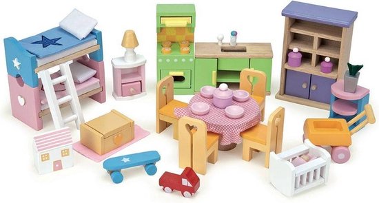 Le Toy Van Poppenhuismeubels Startset - Hout | bol.com
