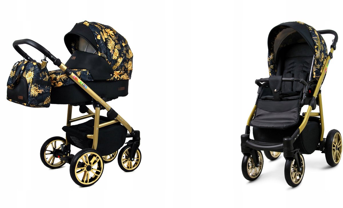 BabyLux® COLORLUX Kinderwagen 2in1 - Opklapbaar met Reiswieg - Product - €409,00