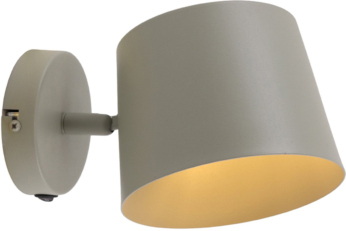 Olucia - RINKE - Wandlamp - Groen - Vorm: Kegel