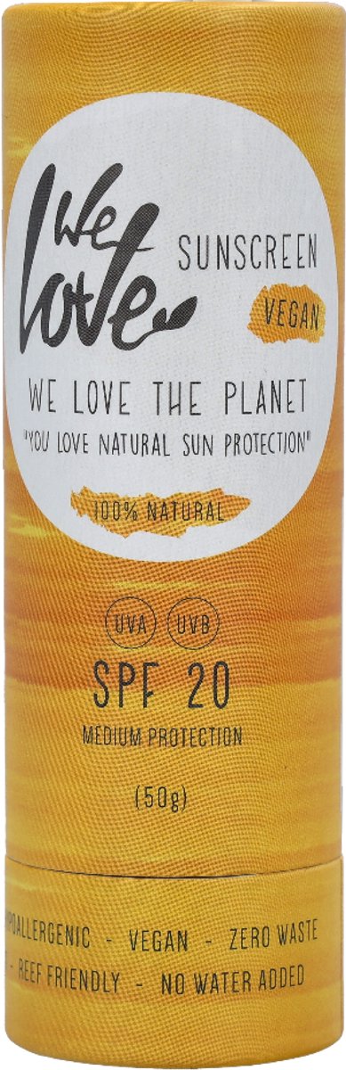 Vegan Zonnebrand Stick SPF20 van Merkloos — afbeelding 2