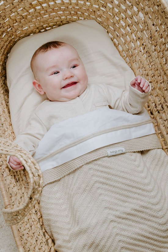 Baby's Only Wiegdeken Grace - Baby deken met visgraat motief - Babydeken  uit katoen en... | bol