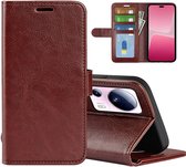 Sony Xperia 10 V Case - MobyDefend Wallet Book Case (Fermeture à l'arrière) - Marron - Étui pour téléphone portable - Housse de téléphone Convient pour : Sony Xperia 10 V