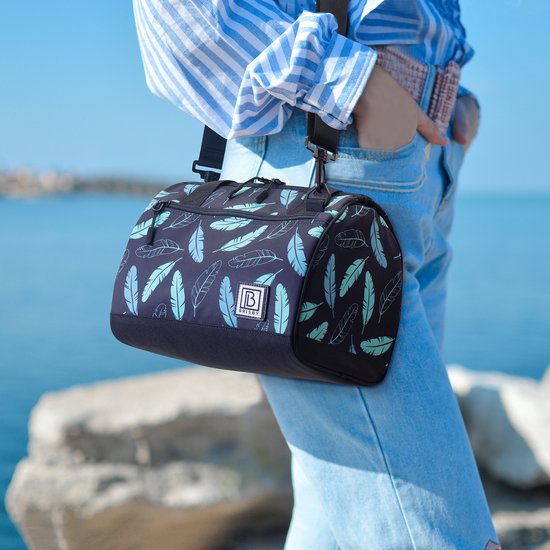Brisby 4 Laags Geïsoleerde Koeltas - Lunchtas 10 Liter - Black Feathers van Brisby — afbeelding 4