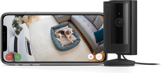 Ring 2e Generatie Indoor Camera Beveiligingscamera Zwart - €49,58