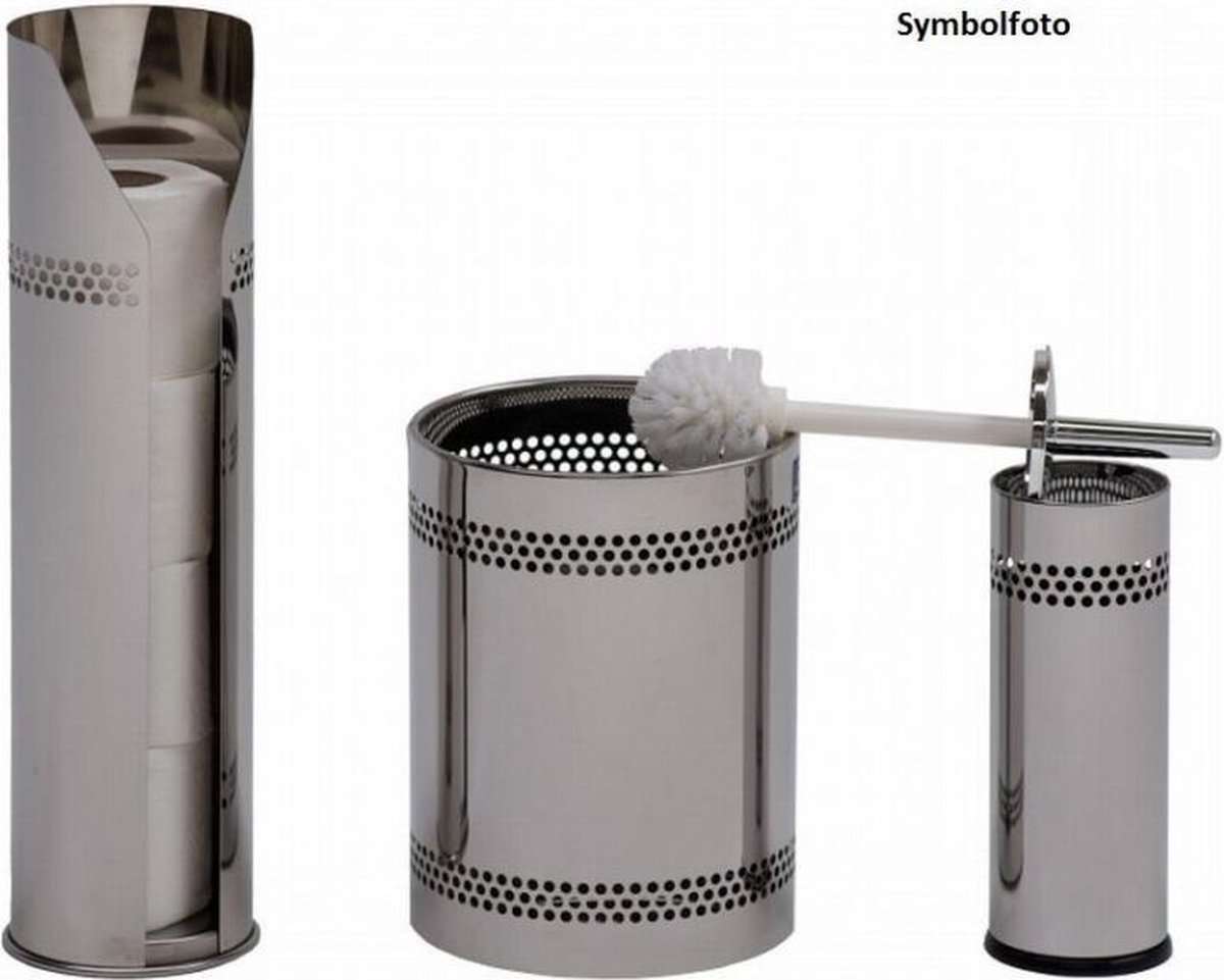 Graepel G-Line Pro Scopinox waste container 8 liters - stainless steel polished