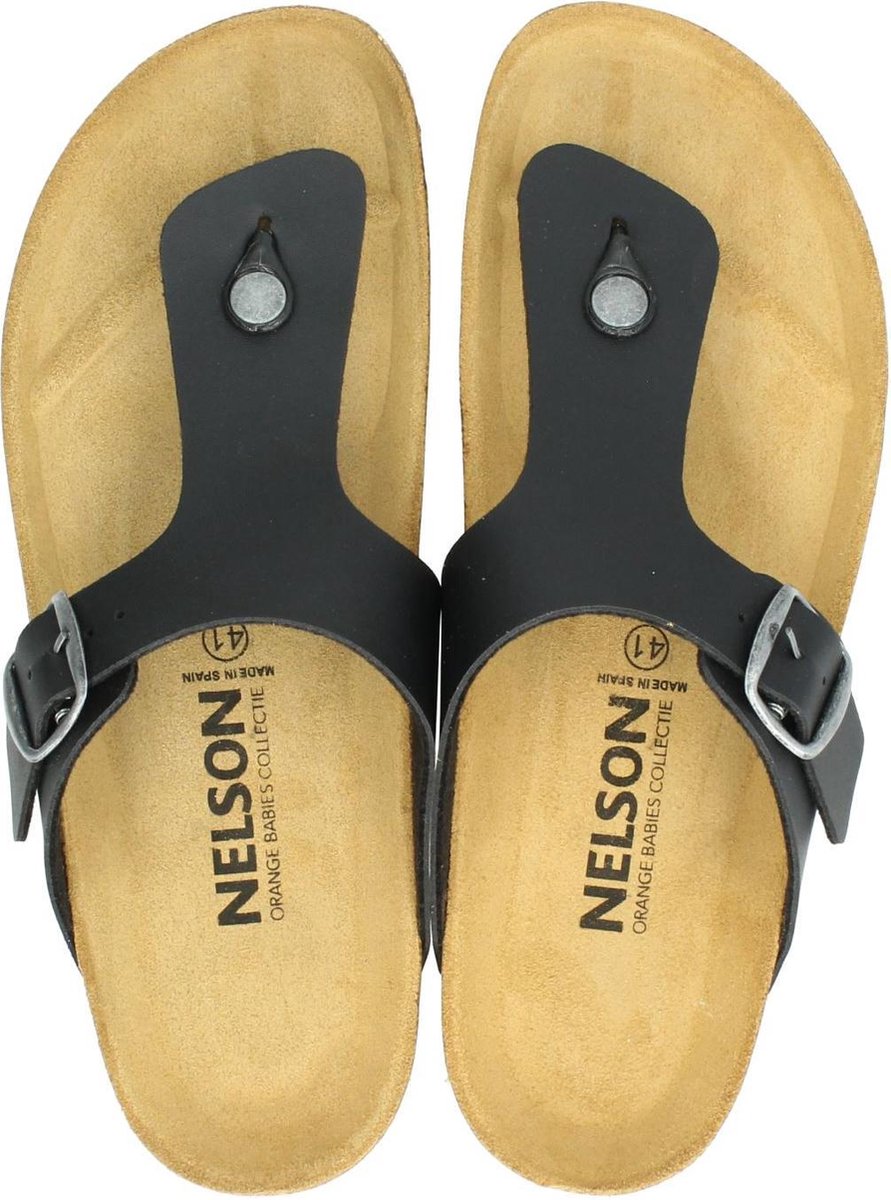 Nelson heren slipper - Zwart - Maat 40 | bol.com