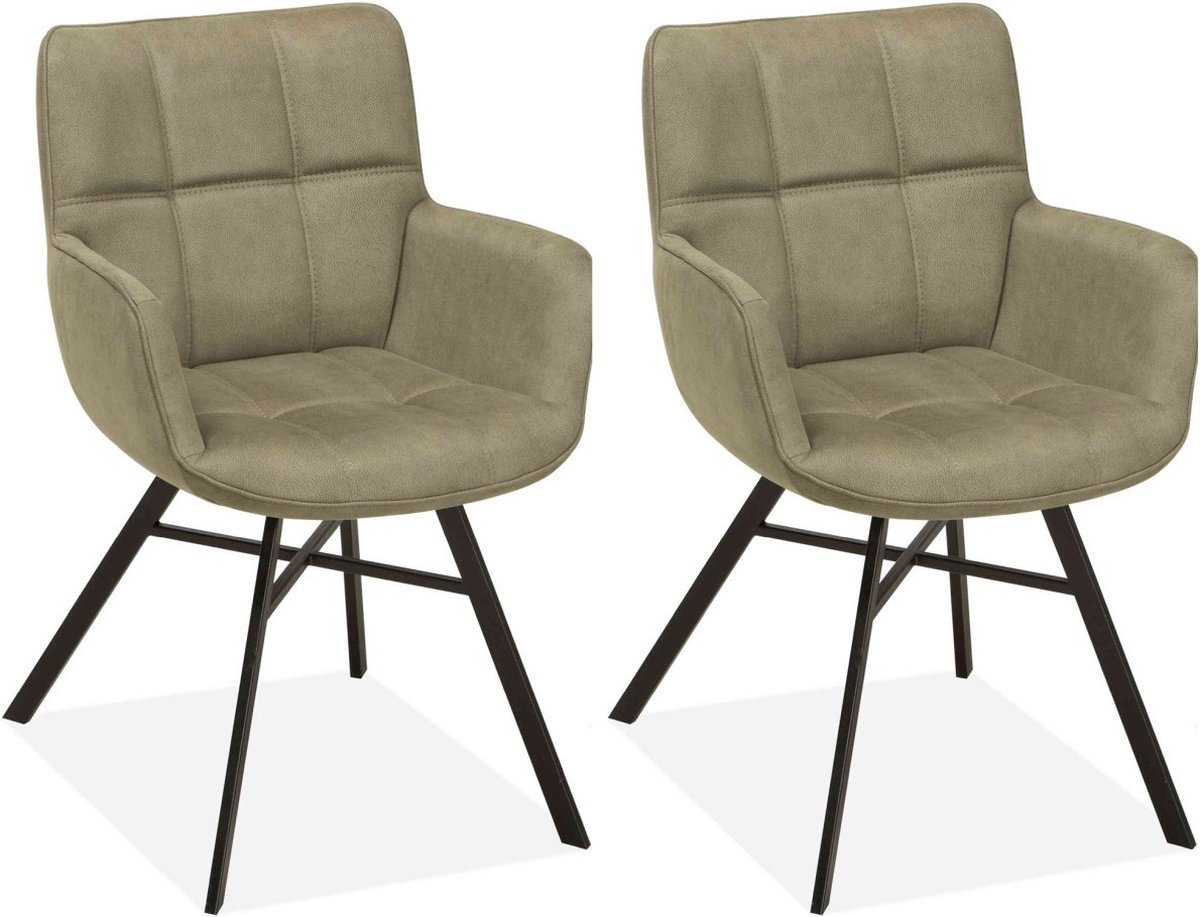 Eetkamerstoel Marcon - Thyme (set van 2 stuks)