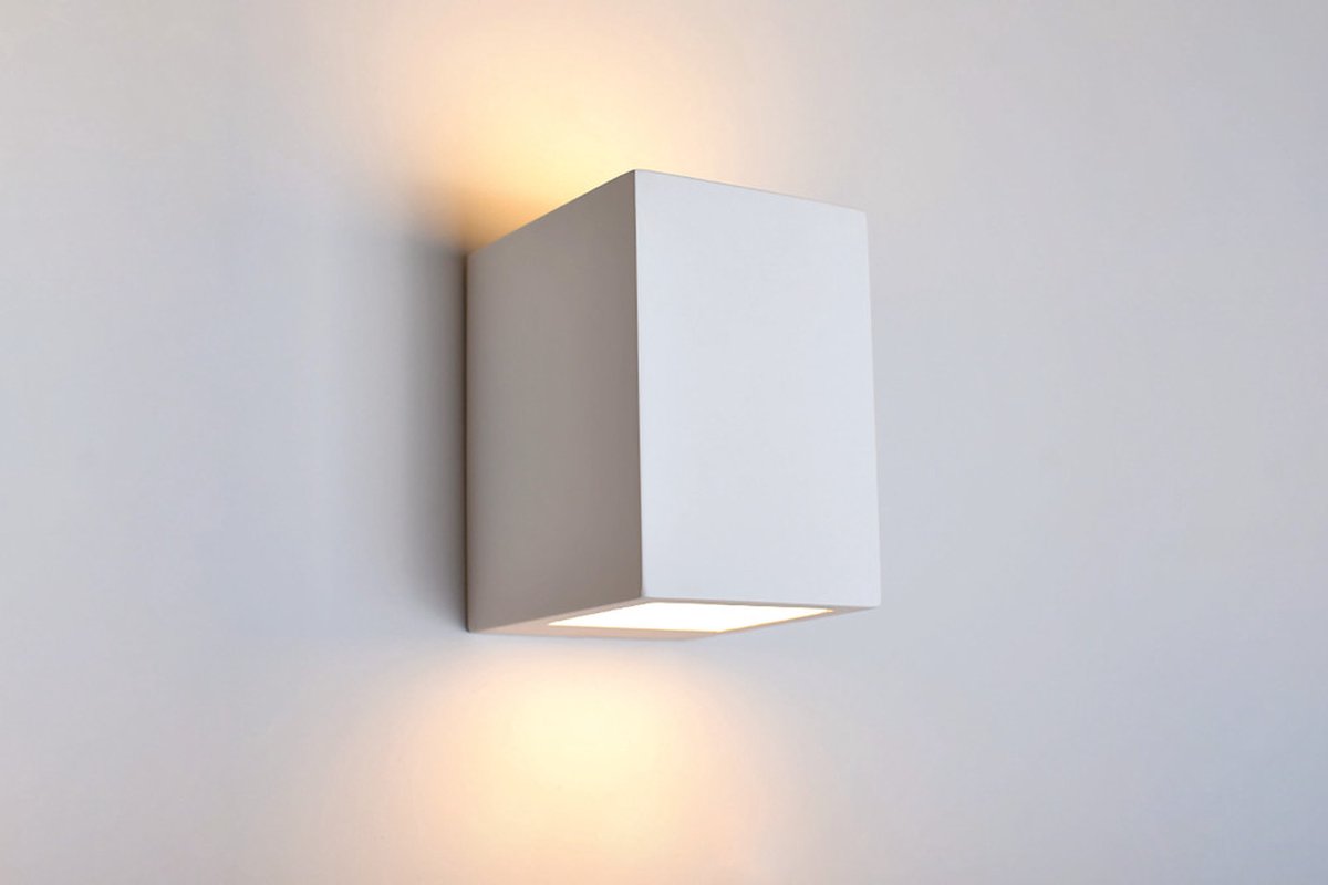 Integral wandlamp Arta decoratief overschilderbaar gips voor 1x G9 lichtbron | G9 | Max 1X40W exclusief