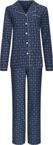 Pastunette - Dames Pyjama set Kim - Blauw - Flanel - Katoen - Maat 50