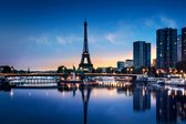 Fotobehang Panorama Van Parijs - Vliesbehang - 405 x 270 cm