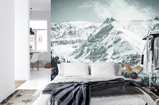 Fotobehang Winter In De Bergen - Vliesbehang - 368 x 254 cm