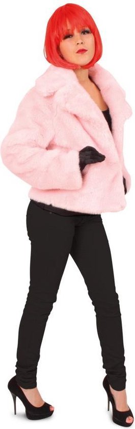 Manteau court en fourrure rose clair rose - taille 40-42 ML - manteau en  fausse... | bol.com
