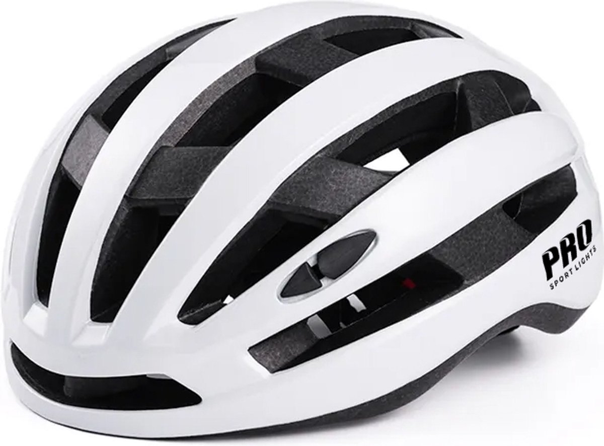 Fietshelm Racefiets Wit Dames/Heren Medium