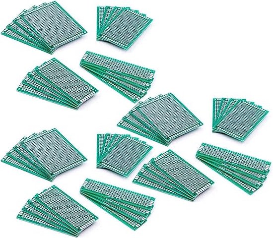 AZDelivery 3 x Set 16 x PCB Board Hole Grid Board compatibel met ...