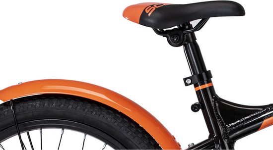 s'cool XXlite alloy 18 Kinderen, zwart/oranje van s'cool — afbeelding 2
