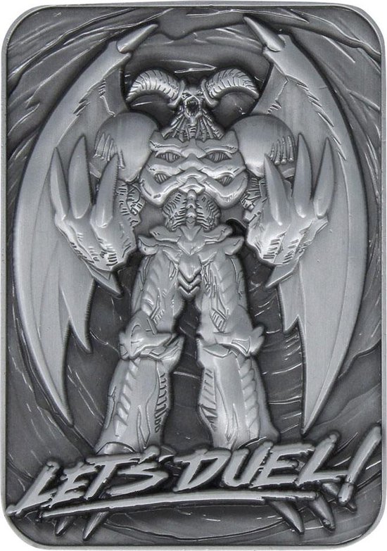 FaNaTtik YuGiOh! - Metal Card Summoned Skull Limited Edition Verzamelobject - Zilverkleurig
