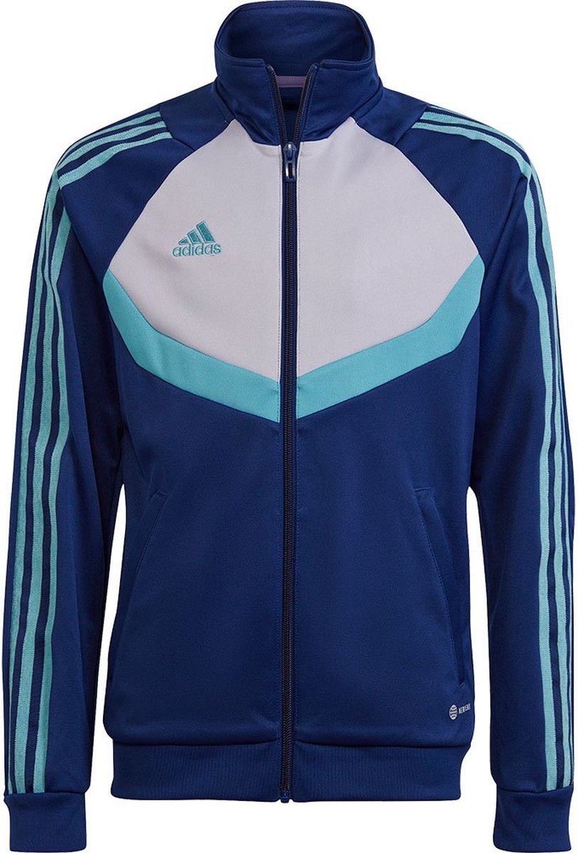 Adidas Tiro Jas 13-14 Years Jongen Blauw
