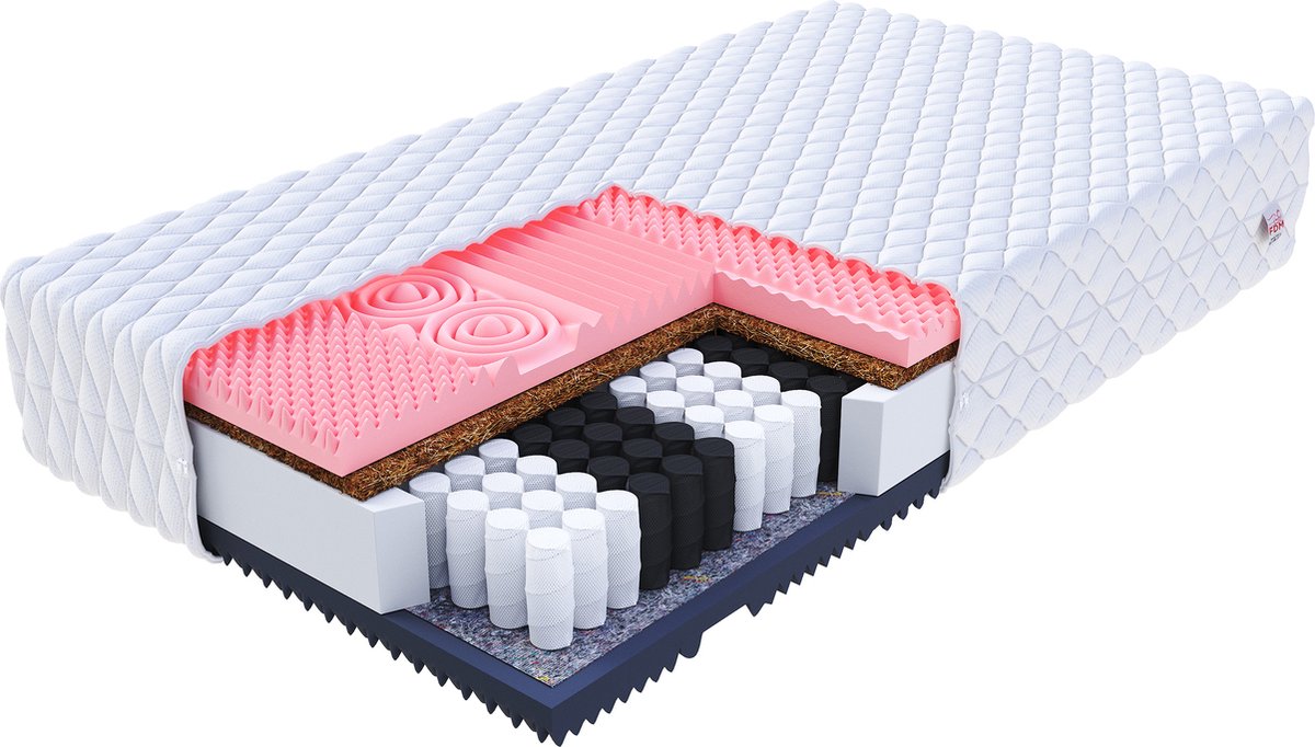 Poketvering matras NOIR 160 x 200
