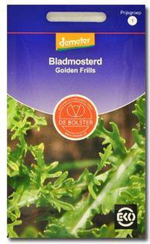 De Bolster zaden Bladmosterd Golden Frills BIO