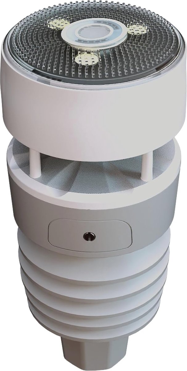 Draadloos 7-in-1 Weerstation met Buitensensor en Voorspellingsfunctie voor Tuin en Boerderij