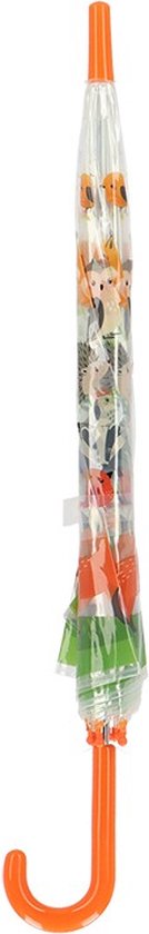 Esschert Design Kinderparaplu transparant bosdieren