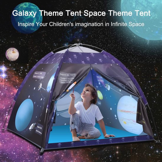 Speeltent voor Kinderen - Universum Thematent Pop-up Tent voor Binnen en Buiten — afbeelding 2