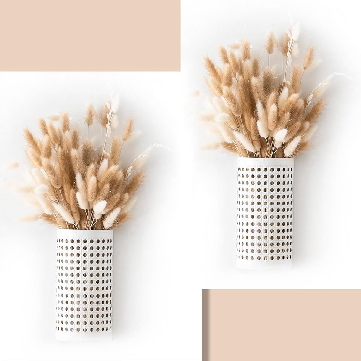 Goodivery ® Metalen Wandvaas Set van 2 voor Moderne en Boheemse Wanddecoratie