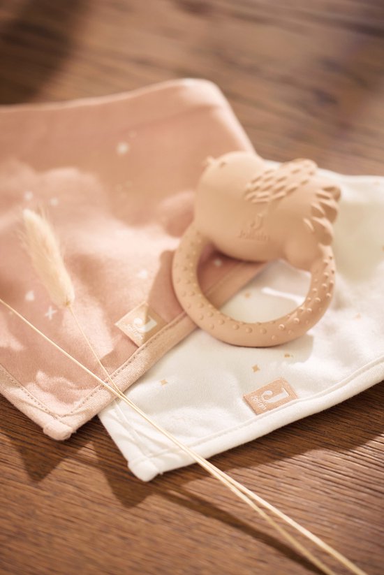 Jollein - Baby Bijtring Rubber - Lovely Birds - Bijtspeelgoed - Stevig, Zacht en Veilig - Vogel van Jollein — afbeelding 2