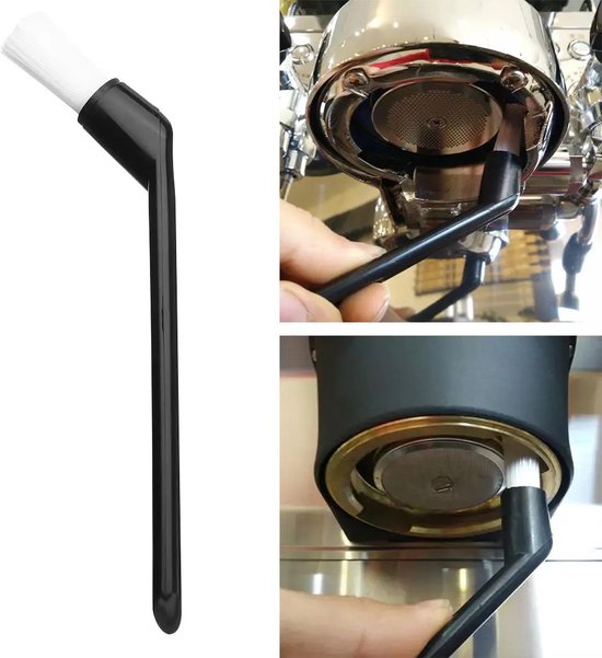 CHPN - Brosse pour machine à café - Brosse de nettoyage pour machine à café - Brosse de groupe - Brosse de nettoyage - Accessoires barista - Outils Barista- Barista maison - Nettoyage machine à Café