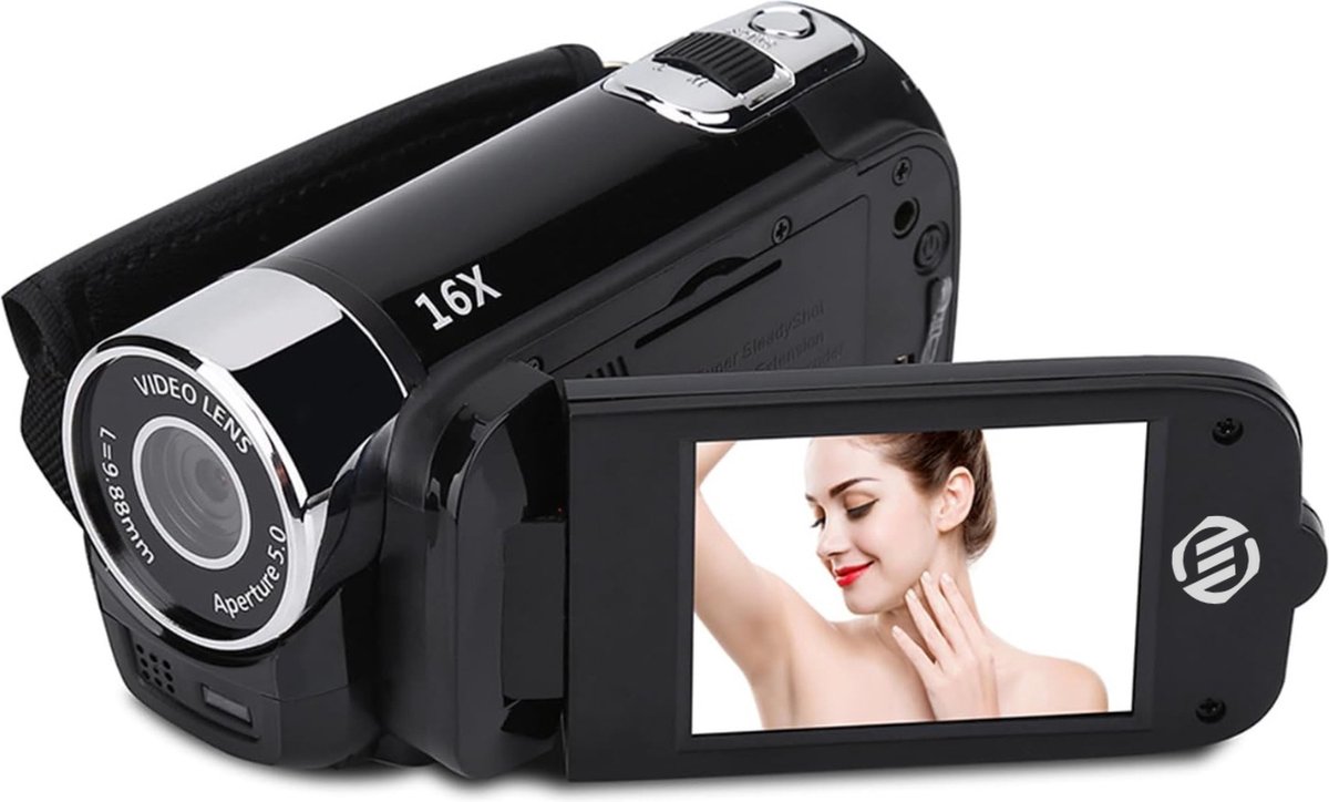 Equivera Vlog Camera - Digitale Camera - Video Camera - Vlog Camera voor Beginners - Geschikt voor YouTube en TikTok
